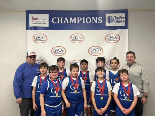 6th Grade Boys Blue Division Champions - GVBL